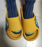 儿童拖鞋男童夏季卡通恐龙室内家居防滑中大童外穿运动凉拖鞋男孩 恐龙【黄色】 34 -35码【内长22cm】 实拍图