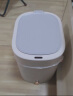 洁安惠（JAH）15L智能感应式垃圾桶充电版带盖厨房卧室压圈垃圾筒纸篓带垃圾袋 实拍图