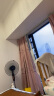 阿黎全遮光窗帘成品卧室客厅防晒阳台遮阳布2.0米宽*2.0米高挂钩单片 实拍图