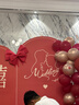 蒂诗卡结婚订婚宴kt板装扮布置迎宾婚礼背景墙酒店婚庆气球场景装饰全套 订婚/结婚kt版套装 实拍图