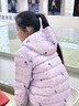 迪士尼（DISNEY）女童轻薄羽绒服耐脏油污90白鸭绒儿中大童衣服24冬DB431KE01紫150 实拍图