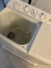 金帅（jinshuai）9公斤半自动洗衣机家用大容量波轮双桶双缸老式洗脱两用 品质双电机 XPB90-2669TS 晒单实拍图