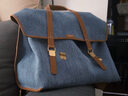Songmont山下有松山行系列游历公文包帆布牛仔双肩包 大号 丹宁蓝 现货 实拍图