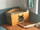 梵都宠舍猫抓板双层不易掉屑高密度瓦楞纸猫窝猫别墅立式猫窝猫抓板 实拍图