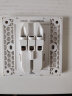 德力西（DELIXI）开关插座面板 86型墙面插座CD100 五孔16A大功率空调插座 白色 实拍图