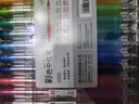 得力(deli)【热门商品】彩色按动中性笔 12色中性笔 0.5mm子弹头学生中性笔水笔签字笔 12支/盒SA502 实拍图
