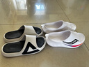 索康尼摇篮Cradle 2夏季新款运动拖鞋男女同款沙滩鞋防滑耐磨外穿凉拖鞋 白黑-2 【品牌专供色】 42.5 【尺码偏小，建议拍大一码】 实拍图