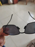 雷德蒙开车钓鱼专用墨镜男士偏光太阳镜男款方形眼睛防晒眼镜方框驾驶镜 黑框 黑灰偏光片(礼盒包装) 实拍图