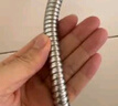 九牧（JOMOO）不锈钢金属冷热进水马桶热水器软管60cm H5688-060101C-1 实拍图