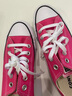 匡威（Converse）官方 All Star男女低帮帆布鞋西瓜红玫红色A06569C A06569C 36.5 实拍图