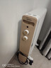 美的（Midea）【金缕衣】取暖器家用/电暖器/电暖气/加湿烘衣/13片全屋大面积取暖器/电热油汀取暖器NY2213-18GW 实拍图