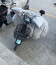 电动车挡风被 冬季电瓶车加厚加绒保暖防寒加宽侧翼包围女士萌耳挡风罩冬天加大双面防水双手口手套防风罩 【分体亲子大空间+立体大把套】米底雪球熊 亲子款 实拍图