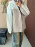 波司登（BOSIDENG）【反季】冲锋衣鹅绒羽绒服女款90绒三合一防风防雨透气显瘦外套 【店长推荐】暖沙卡其 743B S 160/84A 实拍图