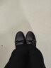 宜驰（EGCHI）女鞋子单中老年妈妈鞋子女士皮鞋乐福鞋 H7523 黑色 37 实拍图