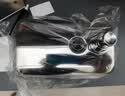 居臣仕洗手液按压器挂墙洗手液盒皂液器壁挂式家用不锈钢免打孔沐浴露盒 500ml-经典款-双用安装 实拍图