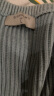 佐丹奴针织衫男春季纯棉纯色休闲圆领套头针织毛衣男18052612 晒单实拍图