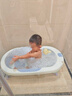 京东京造 婴儿洗澡盆 儿童大号可折叠浴盆Pro 宝宝沐浴盆可坐躺单盆 实拍图