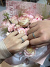 中国黄金（CHINA GOLD）S925银戒指男女款新款百搭青花瓷情侣对戒节日生日礼物送女友爱人 青花瓷戒指【情侣一对】 实拍图