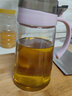 欣美雅 油壶玻璃油罐厨房家用油瓶装油容器酱油醋调料瓶醋壶油罐壶 落樱粉600毫升【标签】 实拍图