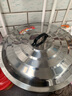 不锈钢特厚加厚炒锅小锅煎锅大锅大桶水缸特大号大盖子 特厚不锈钢锅盖50CM 无规格 实拍图