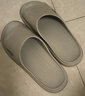 洁丽雅拖鞋男女情侣夏季家居室内浴室防滑外穿凉拖鞋洗澡防臭 男士休闲灰超值单双 40-41 实拍图