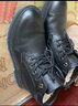 卡帝乐鳄鱼（CARTELO）男士牛皮棉靴羊毛雪地靴男厚底马丁靴加绒棉鞋男9415 黑色 40 实拍图