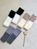 猫人3双女士袜子女撞色袜套秋冬保暖y2k美拉德堆堆袜长筒小腿袜 实拍图