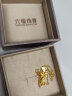 六福珠宝 足金栀子花黄金项链女款套链含吊坠 计价 GMGTBN0009A 约4.65克 实拍图