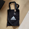 adidas\阿迪达斯单肩包帆布包 休闲肩包经典男女学生手提包拎包挎包手提袋 黑色/GT4785/41*32cm 实拍图