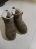 回力女鞋雪地靴女冬季加绒加厚保暖棉鞋 驼色 36  实拍图