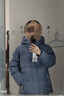 鸭鸭（YAYA）羽绒服男短款冬季新款鸭绒连帽城市轻户外加厚商务休闲保暖外套Y 雾霾蓝-DYG07B0250 M 实拍图