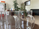 唯铭诺玻璃杯耐高温泡茶杯子男士办公室带把喝水杯单层高硼硅玻璃杯 实拍图