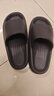 利达妮（TZLDN）抗菌防臭拖鞋男士夏季黑色不臭脚踩屎感防滑厚底静音EVA凉拖鞋女 黑色【4.0cm厚底防滑】 44-45 【标准码】 实拍图