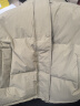 雅鹿纯色短款立领羽绒服女2024冬季新款时尚休闲小个子百搭羽绒外套潮 卡其色 XL 【推荐130-145斤】 实拍图