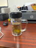 富光拾喜双层玻璃杯男女办公水杯防烫带滤网便携大容量泡茶杯子350ml黑色 实拍图