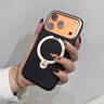 图拉斯支点壳Q3Soft【高定级触感丨超真皮手感】 适用于iphone17promax手机壳苹果17pro磁吸防摔16男女 【率性黑】经典格调 iPhone17Pro 实拍图