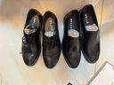 百丽男鞋舒适真皮正装鞋新款黑色圆头套脚商务皮鞋B3GK7CM1【预售】 黑色 45 (275mm) 实拍图