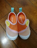 卡特兔童鞋婴儿学步鞋秋季儿童凉鞋软底网面宝宝鞋男女童幼儿园室内鞋 橙粉白 25 内长15.5cm  脚长14.3-14.9 实拍图