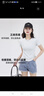 班尼路（Baleno）圆领紧身短袖t恤女2026年夏款简约时尚正肩收腰修身显瘦百搭上衣 实拍图