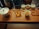 木雅轩胡桃木茶盘一体式茶台办公家用功夫茶具小型壶承实木茶托盘 花梨木小茶盘30*13*2.0cm 实拍图