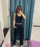 嘉丽薇吊带背心女夏季运动内衣性感小个子短款内搭背心美背吊带无袖上衣 黑色 L ( 建议 96-108斤) 实拍图