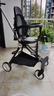 比陌遛娃神器可登机可坐躺高景观轻便婴儿推车超轻折叠溜娃车 【8代】清爽版-炫酷黑 实拍图