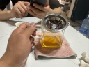 忆壶茶玻璃公道杯带过滤网茶漏套装茶具配件茶海分茶器加厚功夫茶杯大号 公道杯+茶漏350ml 实拍图