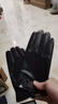 红蜻蜓真皮手套男冬季骑行保暖摩托车开车防风防水加绒加厚触屏羊皮手套 内里加绒 防风保暖 L码 实拍图