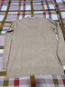 恒源祥纯色羊毛绒衫羊毛毛衫男加厚半高领毛衣中年男士针织打底保暖衣服 100%不起球高档驼色 圆 领 XL 175码(适合140-160斤) 实拍图
