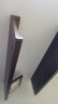 家逸（JIAYI）墙上置物架实木隔板墙壁置物架一字搁板书架电视墙装饰架免打孔 60×15胡桃色 实拍图