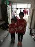 真维斯儿童红色毛衣男女童2026新年马年童装拜年服喜庆福字宝宝针织衫 红 女D2 160 实拍图