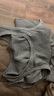 无印良品（MUJI）男式 无缝罗纹编织背心 2件装 内衣家居服 FA01CC3S 灰色 M 实拍图