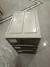 稻草熊桌面收纳盒抽屉式收纳柜零食玩具杂物书本分隔整理箱化妆品置物架 奶油白框3层【22*30.5*36】 茶透内抽 实拍图