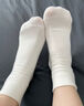 FitonTon6双袜子男秋冬季10A抑菌长筒棉袜子纯色中筒袜吸汗防臭篮球男袜 实拍图